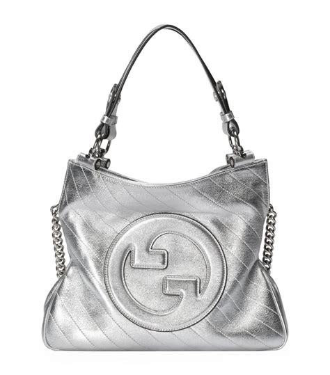 gucci silver blondie bag